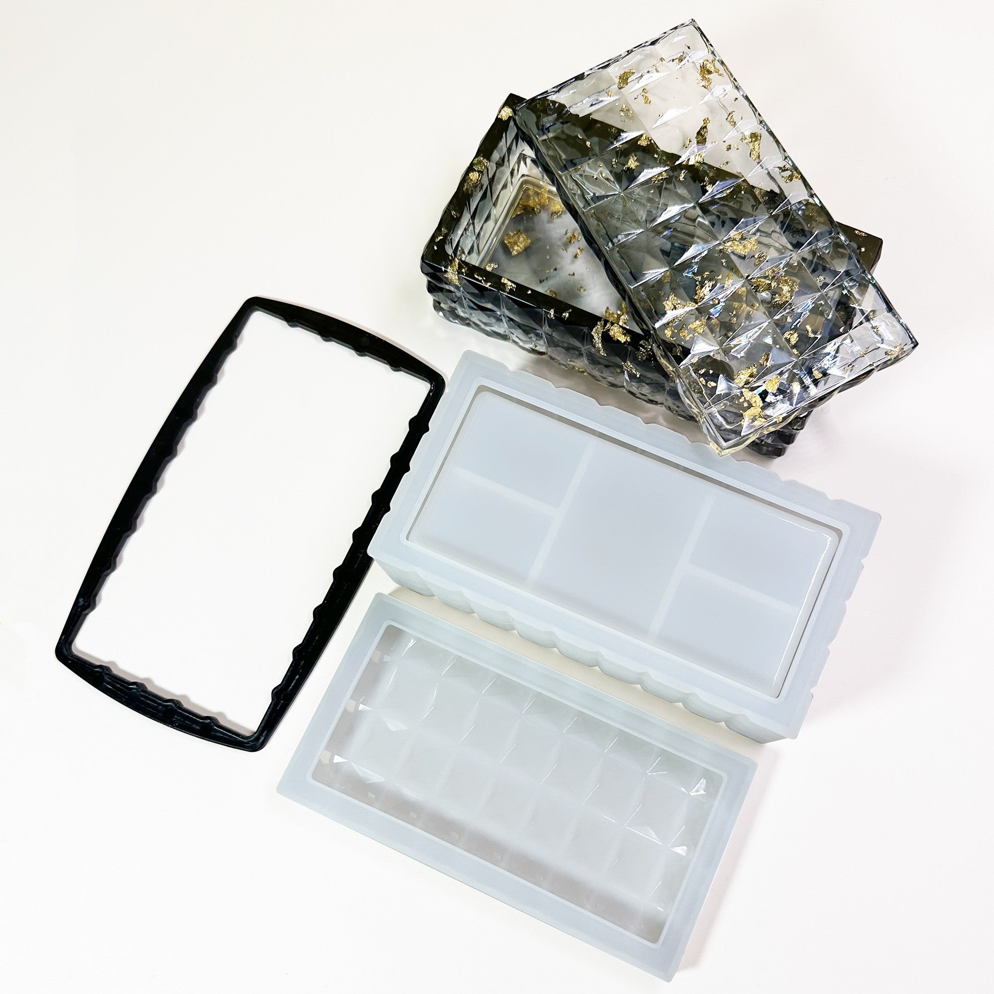 Resin Box Molds Storage Silicone Molds Trinket Box Epoxy Molds