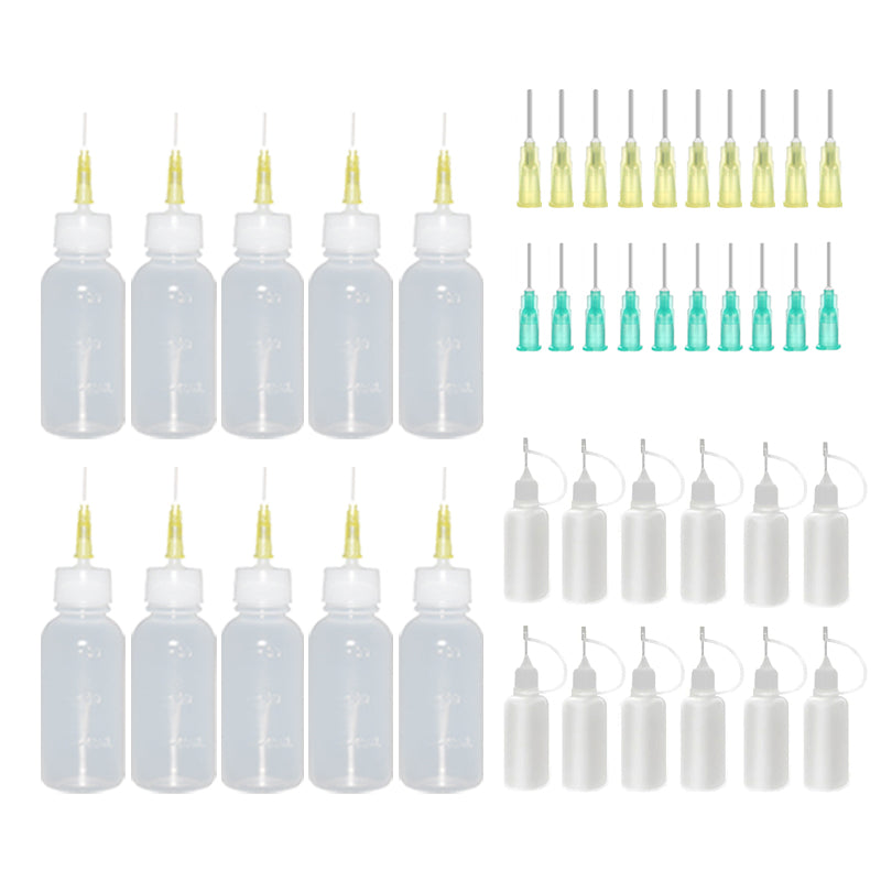30ml Precision Applicator Bottles, 10Pcs Needle Tip Squeeze Bottle