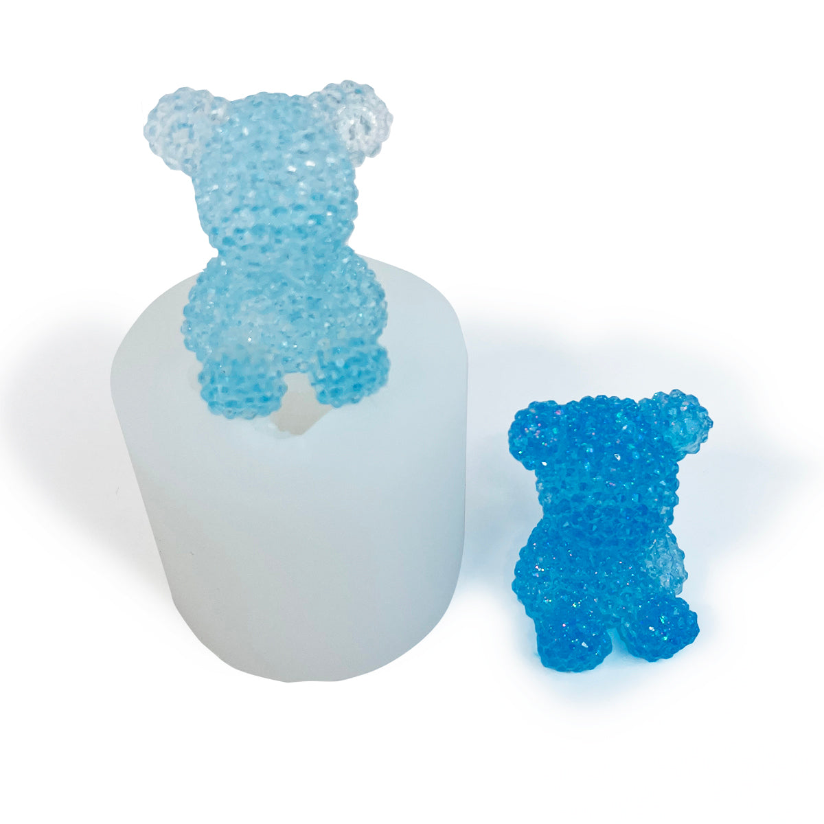 SHINY Gummy Bear Silicone Resin Mold - 3 Sizes Available - Ship