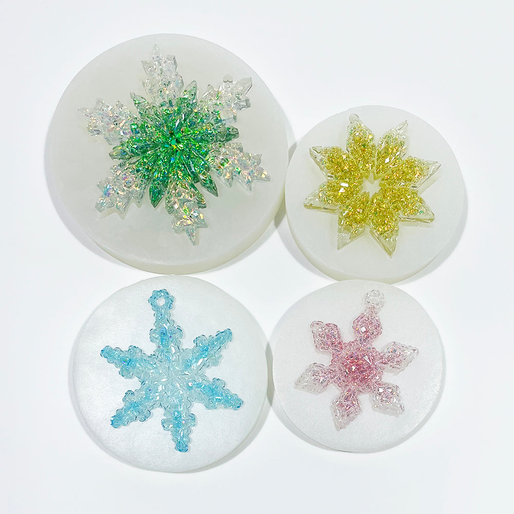 Handmade Silicone Mold Sparkle Diamond Flower Storage Resin Epoxy Moul